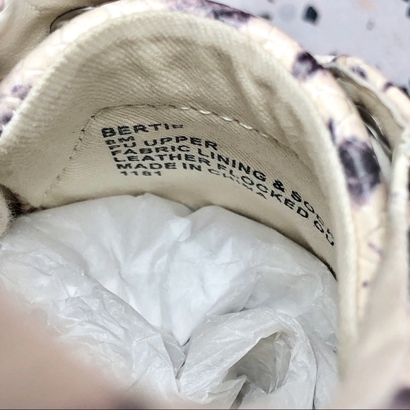 Steve Madden Bertie Snake Print Platform Lace Up Women’s Sneakers Sz 8 - Picture 10 of 10